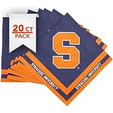 Desert Cactus Syracuse University Orange 20 count Napkin (A) | Officially Licensed SU 2 Ply 13 inch Square Napkins Party Table Decorations Supplies Tailgates Graduation Game Day Bed Party