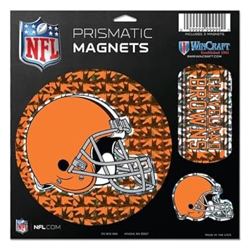 Wincraft Nfl Cleveland Browns Prismatischer Magnete Tabelle 27 9