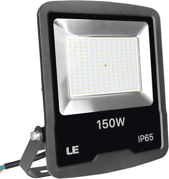 LE 150W Outdoor LED Flood Light, 12000 Lumen Security Light, 400W HPS