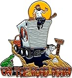 Hippy On Truck - On The Road Again - Enamel Pin