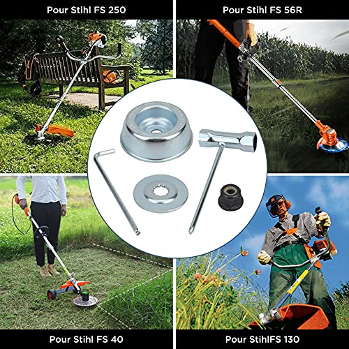 Viabrico Universal Strimmer Head Nut Kit for FS55 FS55R FS56 FS56RC FS70R FS80 FS85 FS90 FS90R FS94 FS100RX