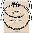 MAOFAED Couple Morse Code Bracelet Daddy And Baby Girls Gift Couple Bracelet Daddydom Gift Babygirl Gift