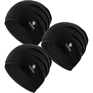 Ocatoma Cooling Skull Cap for Men,Sweat Wicking Breathable Helmet Liner | Lightweight,Cycling Running Beanie,Moisture-Wicking