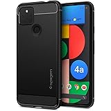 Spigen Rugged Armor Designed for Pixel 4a 5G Case (2020) - Matte Black