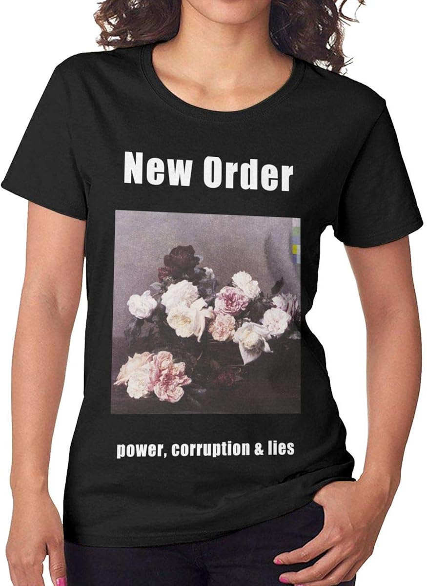 Amazon.com: New Order Power, Corruption & Lies Women's Classic Fashion Short Sleeve T-Shirt 