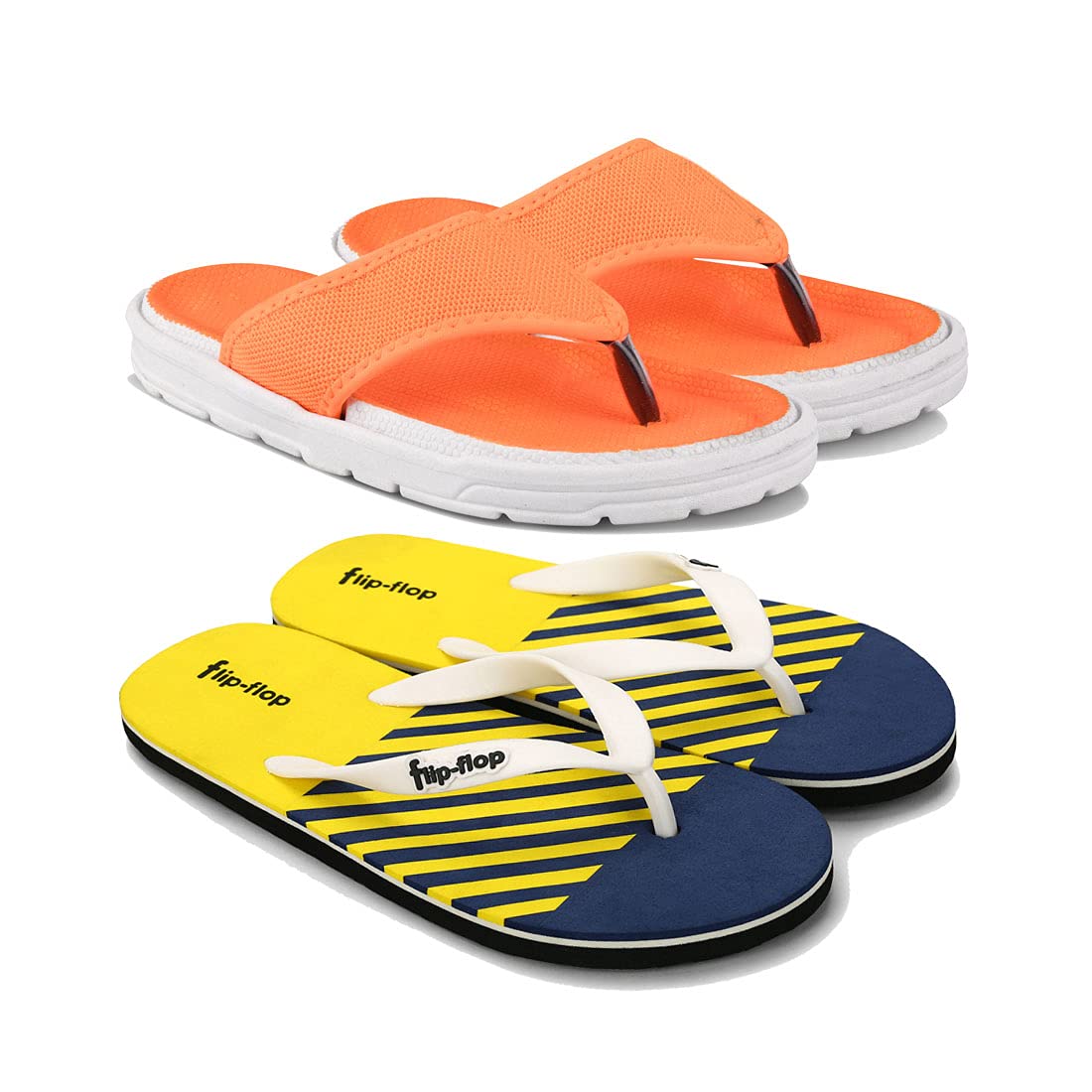 Buy Men casual Slippers and flipflop (PACK OF 2) at Amazon.in