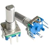 Bolsen 5pcs/lot Rotary Encoder,Code switch/EC11/ Audio Digital Potentiometer,with Switch,5Pin, Handle Length 20mm