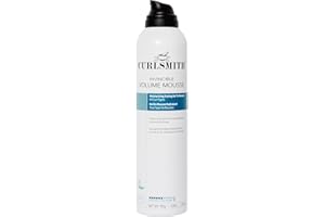 CURLSMITH - Invincible Volume Hair Mousse, Instant Volume, Alcohol Free, Non-Sticky, for Wavy, Curly or Coily Hair, Vegan (200ml/6.8fl oz)