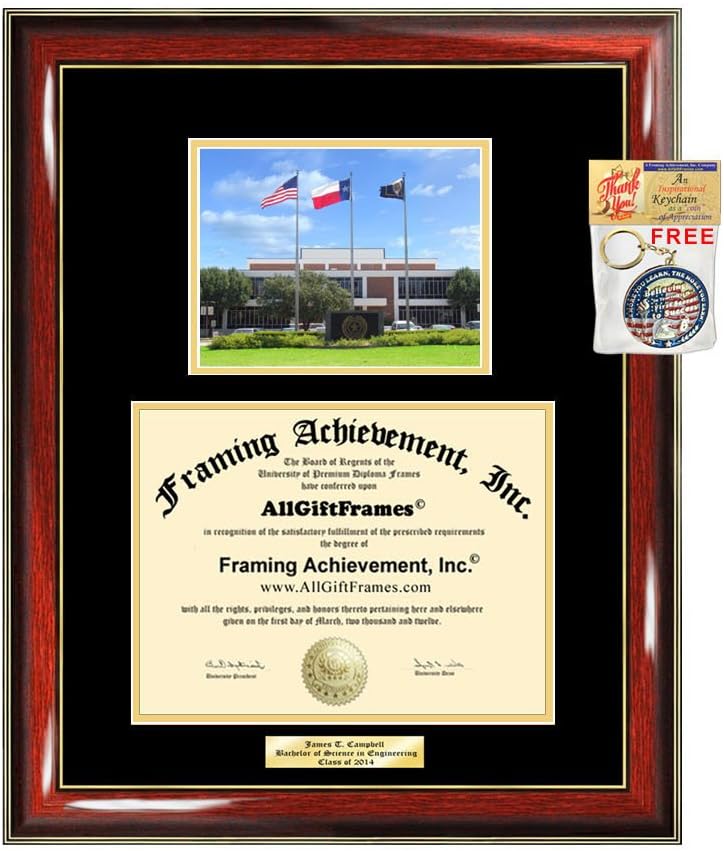 Diploma Frame TAMUC Texas A&M University Commerce Graduation Gift Idea