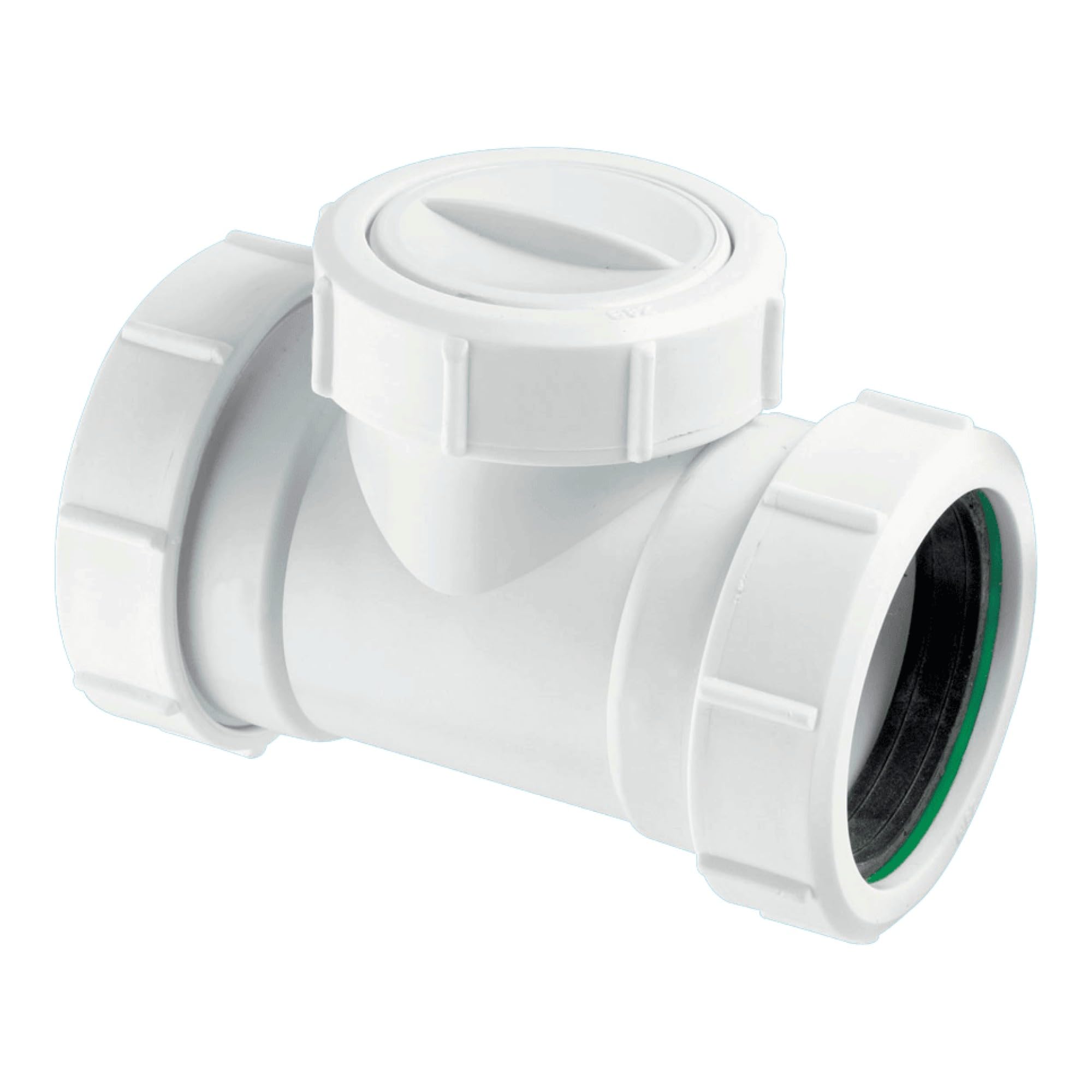 McAlpine Z28M-NRV Multifit Universal Waste Pipe 50mm 2" Inline Non Return Valve