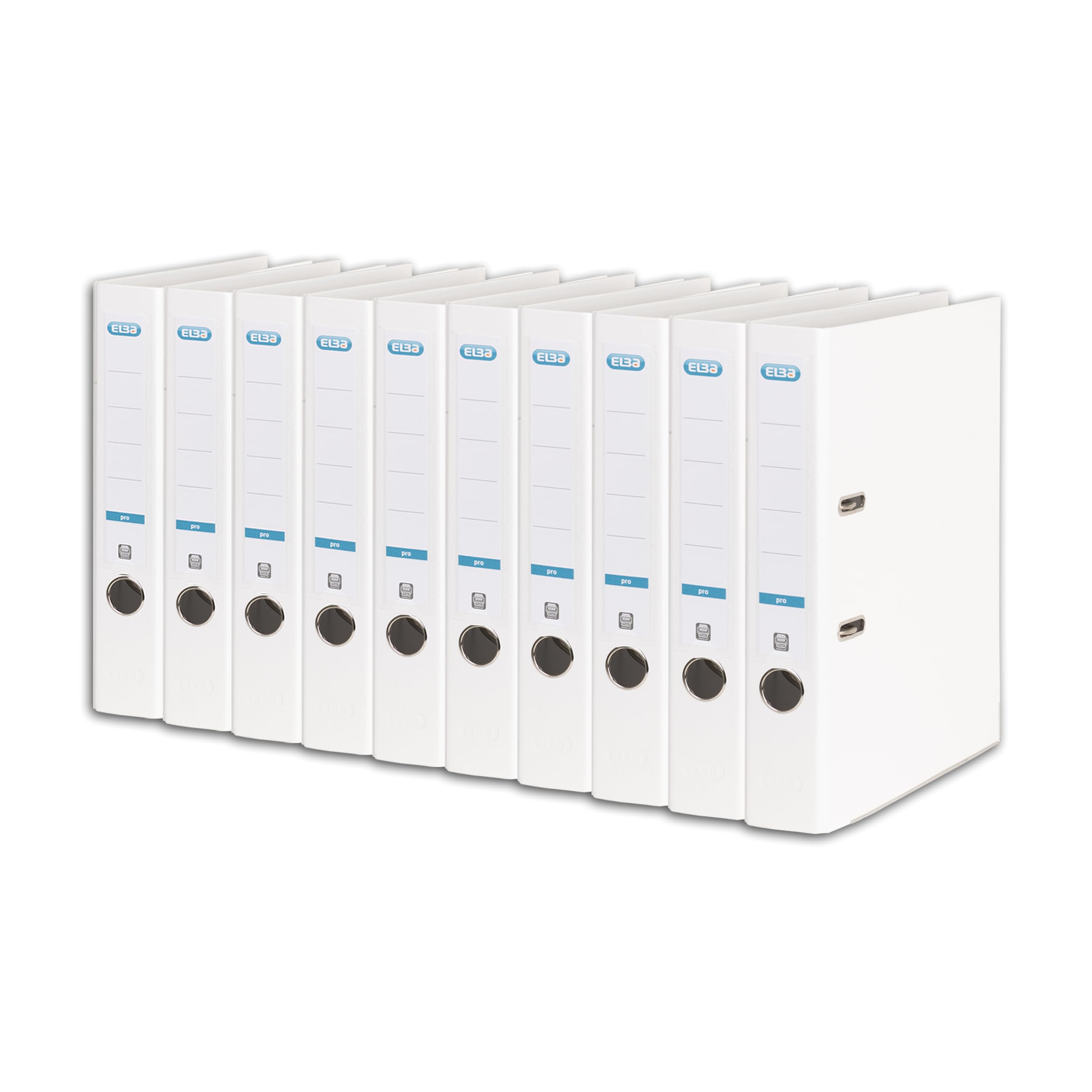 ELBA smart Pro folder A4, 5 cm narrow, white, pack of 10