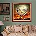 VKTECH Halloween Tree Full Drill 5D DIY Diamond Painting Kit Round Rhinestone Embroidery Cross Stitch Craft Best Gift Room Decor 12x12 inch