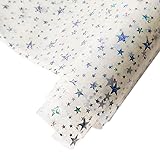HYANG Holographic Star White PVC Super Clear