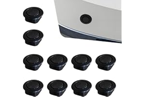 winterrock 10PCS Car Rear Bumper Radar Hole Cover Plugs, Durable Front Rear Bumper Sensor Hole Plug, Waterproof Auto Body Plu