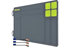 Raiseek Cleaning Mat, Pistol Gun Maintenance Mat,Anti-Slip Rubberized Repair Mat 15.9" x 9.8"