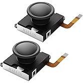 BRONAL TMR Hall Effect Joystick Compatible with Joycon [No Drifting] Replacement Analog Thumb for Switch JoyCon, OLED & Lite Right/Left Stick (2pcs Single)