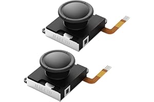 BRONAL TMR Hall Effect Joystick Compatible with Joycon [No Drifting] Replacement Analog Thumb for Switch JoyCon, OLED & Lite Right/Left Stick (2pcs Single)