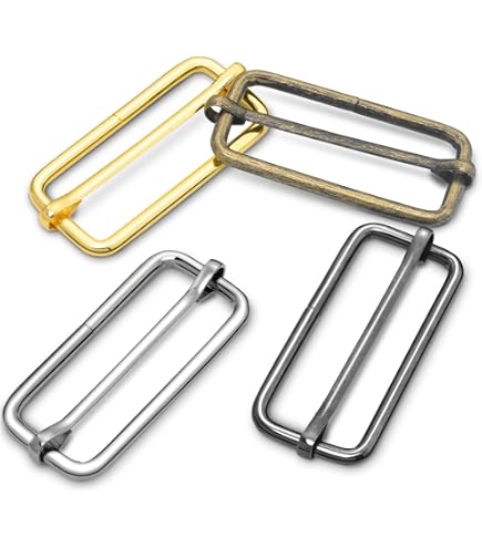 Cierres Giratorios De Aleación - Pack De 8 Unidades, Dorado, Doble Apertura, Para Llaveros Y Manualidades