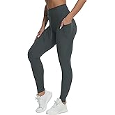THE GYM PEOPLE Women's High Waist Drawstring Stretchy Workout Leggings Ultra Soft Tummy Control Yoga Pants with Pockets