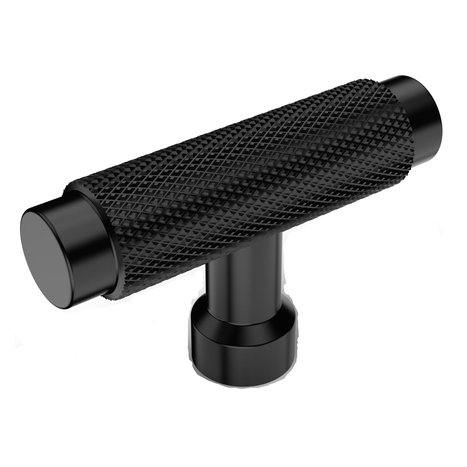 Amerdeco 10 Pack 1.3 Inch(32MM) Kitchen Cabinet Knobs Dresser Knobs Drawer, Matte Black Knob for Dresser Drawers, Knob and Pulls for Bathroom Cabinets AM011 — image 1