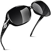 Sunier Sunglasses Womens Polarized Trendy Oversized Sun Glasses Fashion Ladies Shades 100% UV400 Protection S85