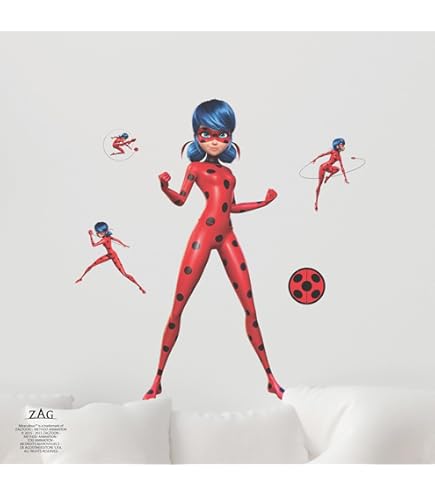 Miraculous: Tales Of Ladybug And Cat Noir Giant Peel & Stick Wall Decals