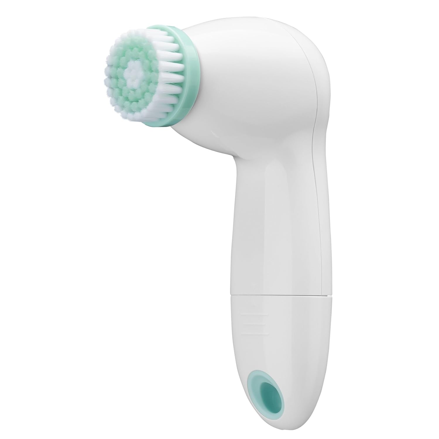 True Glow by Conair Battery Operated Facial Cleansing Brush, White