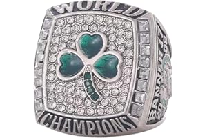 euaqeu 2008 NATIONAL BASKETBALL CHAMPIONSHIP RING BOSTON，CHAMPIONSHIP RINGS WITH WOOD BOX GIFT FOR CHRISTMAS BIRTHDAY MEN'S BOYS WOMEN