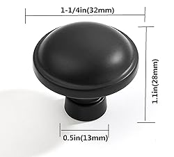 khtumeware 20 Pack Drawer Pulls 1-1/4 Inch Matte