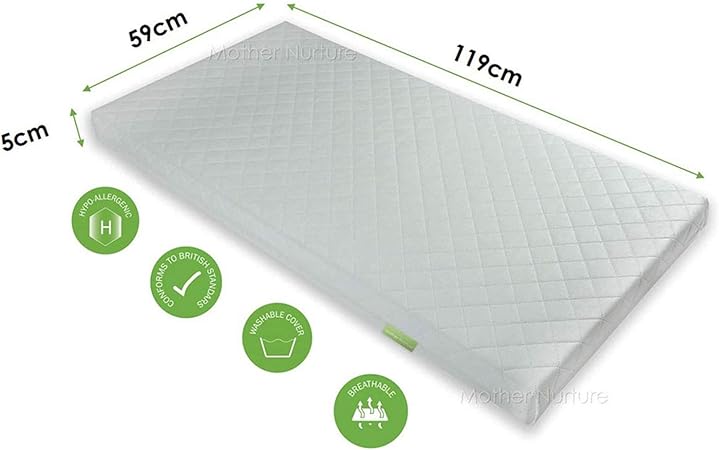 travel cot mattress 110 x 50