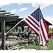 ANLEY [Heavy Duty] American US Flag 5x8 Foot Nylon - Embroidered Stars and Sewn Stripes - 4 Rows of Lock Stitching - USA Banner Flags with Brass Grommets 5 X 8 Ft