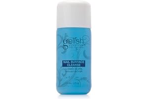 Gelish Nail Surface Cleanse – Gel Top Coat Nail Cleaner, Removes Tacky Residue, High-Shine Finish, Skin-Safe Formula, Smooth & Glossy Results for Perfect Manicure (4 Fl Oz)