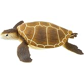 Safari Ltd. Green Sea Turtle Toy - 4 Inch Realistic Reptile Figure for Kids | 4 Inch, Ages 1+, Safety Tested, BPA Free PVC, Ocean Play, School Projects, Dioramas