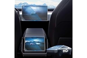 WEIPIN For 2024-2025 Cybertruck Screen Protector 18.5 Inch Glossy Tempered Glass Touchscreen *1 + 9.4 Inch Rear-seat Touchscreen *1 Accessories 9H Hardness Glass - No More Scratch&Fingerprint