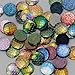 50PCS 12mm Resin Mermaid Cabochons AB Iridescent Mermaids Cabochon, Mixed Colors