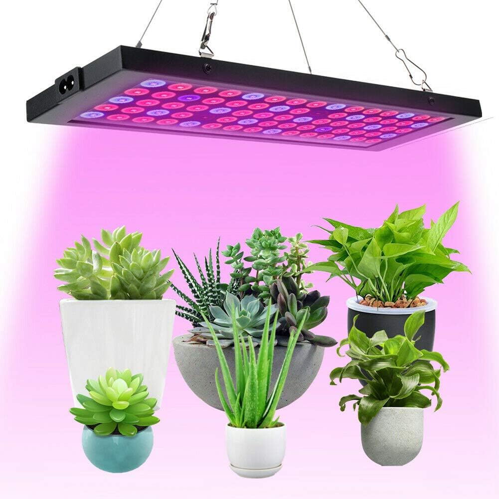 LED Grow Lampe für Zimmerpflanzen Vollspektrum Wachstumsleuchte 100W LED Pflanzenlampe für