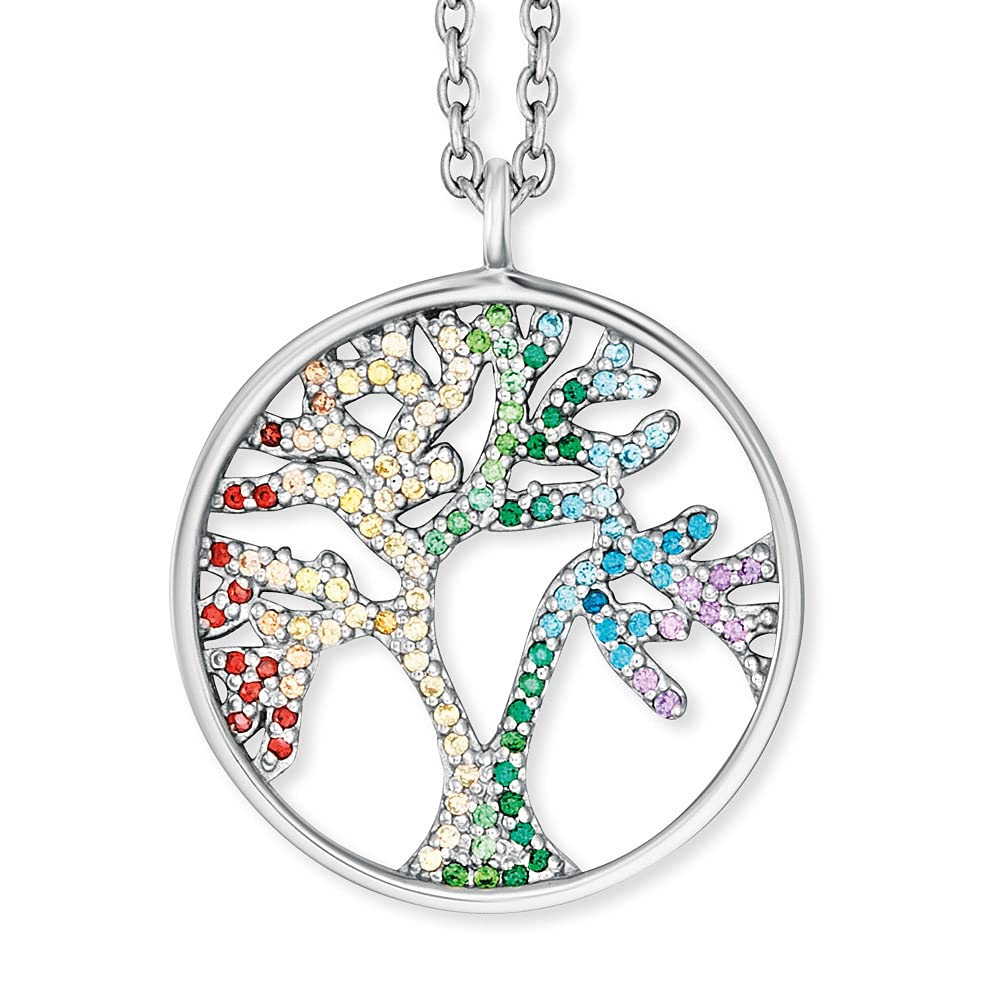 Engelsrufer Ladies' Necklace Tree of Life multicolour ERN-TREE-ZIM