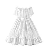 fioukiay Toddler Girl-Wedding-Princess-Maxi-Dress