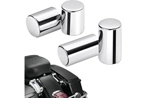 Amazicha Chrome Docking Hardware Covers Kit 4 PCS Compatible for Harley Davidson Touring Street Glide, Electra Glide, Road Glide, Road King 2009-Later