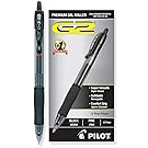 Pilot G2 Retractable Premium Gel Ink Roller Ball Pens, Fine Pt, Dozen Box, Black
