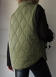 EVALESS Cute Cropped Puffer Vest Women Lightweight