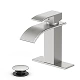 Ryuwanku Bathroom Faucet Brushed Nickel Modern