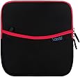 Lacdo Shockproof External USB CD DVD Writer Blu-Ray & External Hard Drive Neoprene Protective Storage Carrying Sleeve Case Pouch Bag With Extra Storage Pocket for Apple MD564ZM/A USB 2.0 SuperDrive / Apple Magic Trackpad / SAMSUNG SE-208GB SE-208DB SE-218GN SE-218CB / LG GP50NB40 GP60NS50 / ASUS External DVD Drives (Red)