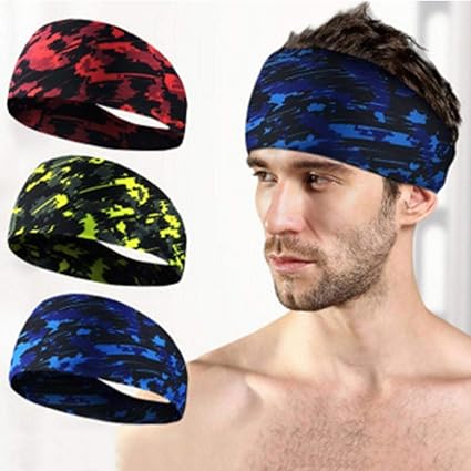Amazon Com Mamoiu Men Women Sweatband Headband Sporting Yoga
