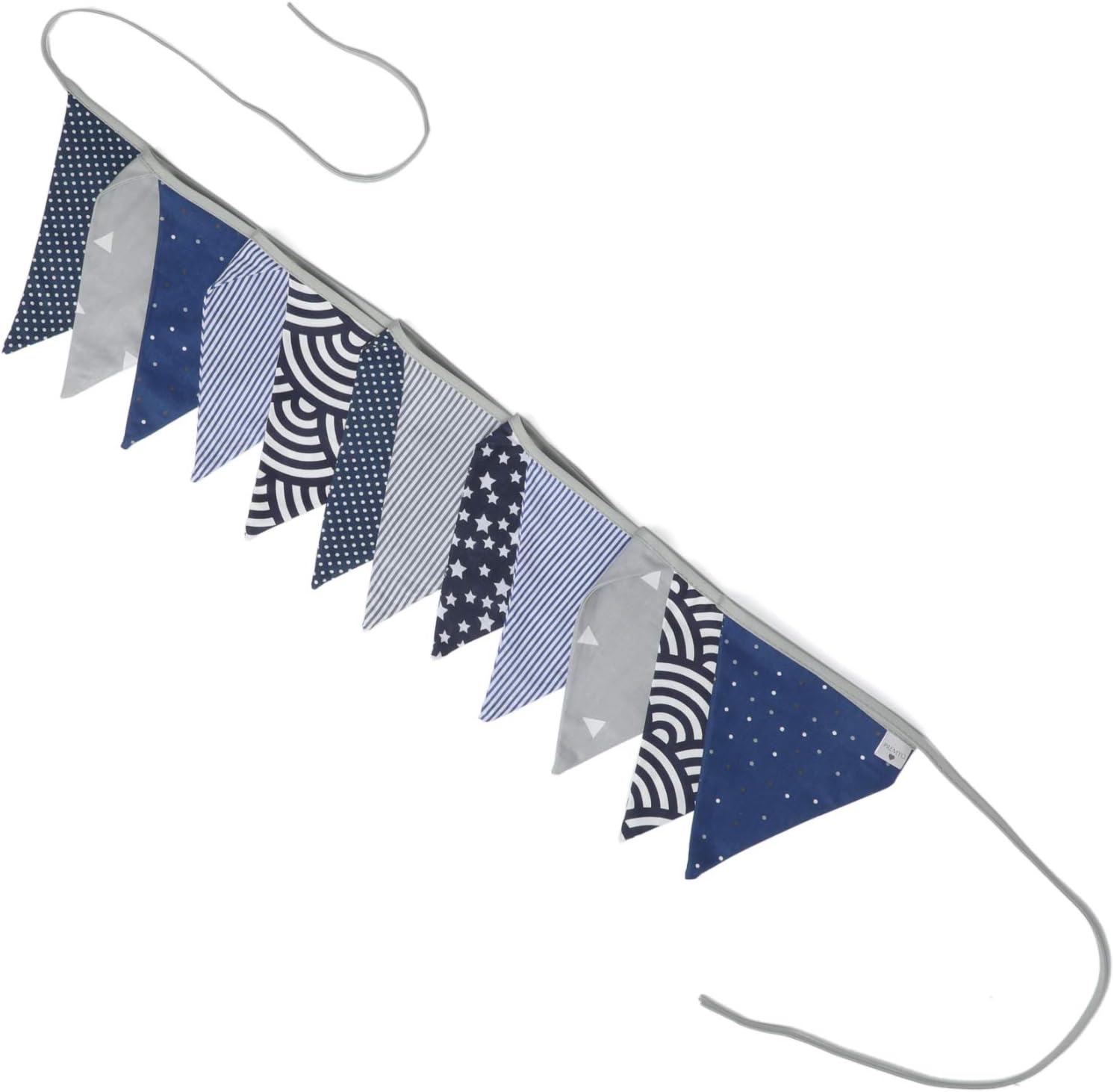 Fournitures De Loisirs Creatifs Decoration Chambre Bebe Garcon Banderole Triangle Pastel Bleu Gris Premyo Guirlande De Fanions En Tissu Cuisine Maison Lemoncitylive Com