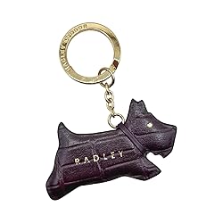 RADLEY London Leather Dog Key Ring Chain Bag Charm