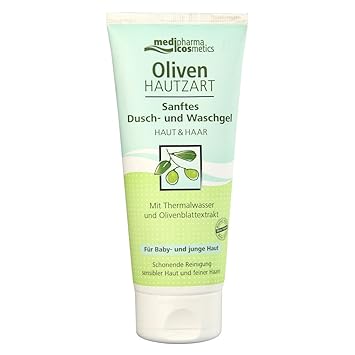 Olivenöl Hautzart Sanftes Dusch- und Waschgel, 200 ml