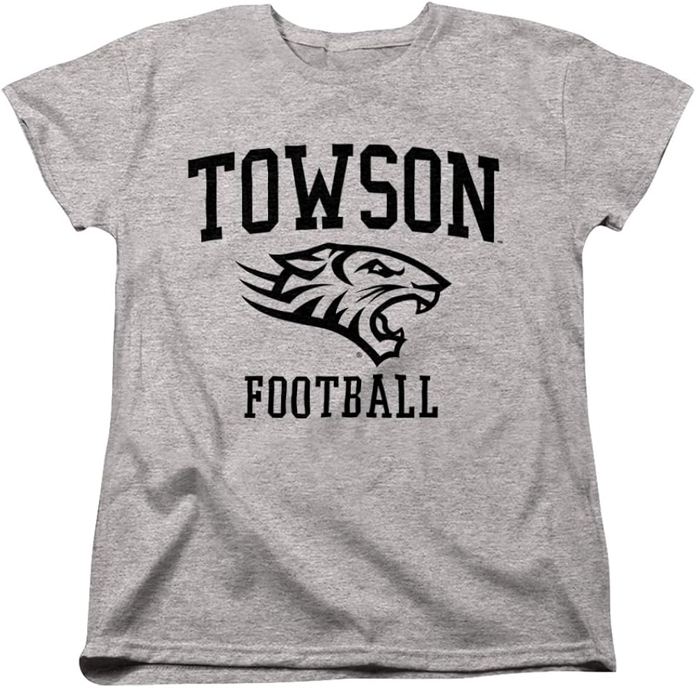 Towson University Official Football Women's T Shirt Clothing