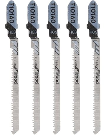 kalttoy 5 pcs T101AO HCS t-shank hoja de sierra caladora cuchillas Curve herramientas de