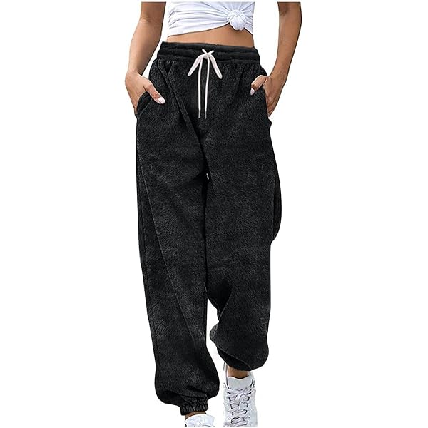 Amazon.com: Generic Women Winter Cozy Lounge Pants Warm Soft